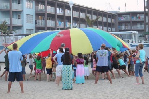 Family Games on the Beach